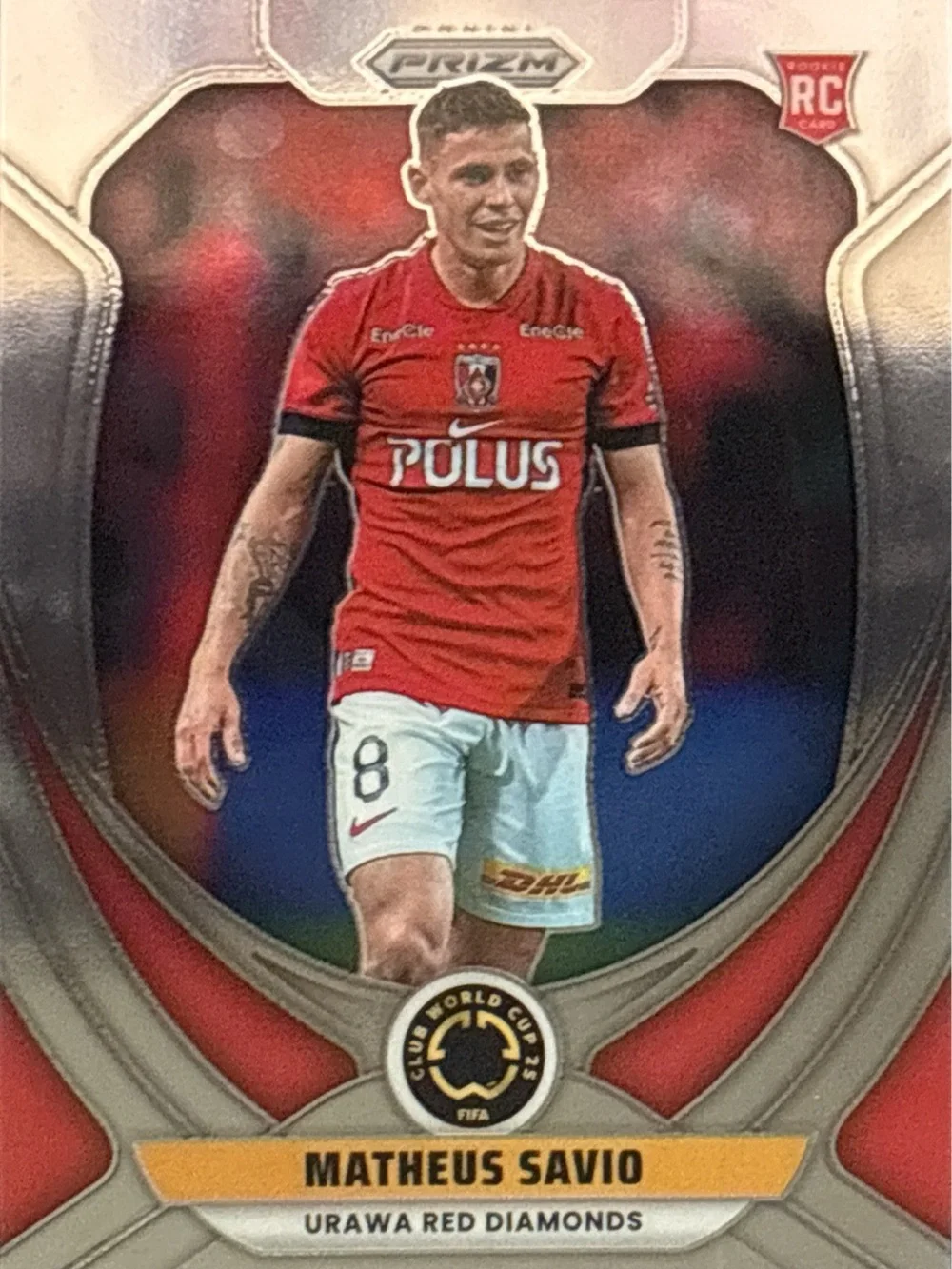 Panini Prizm Matheus Savio Rookie Soccer Card